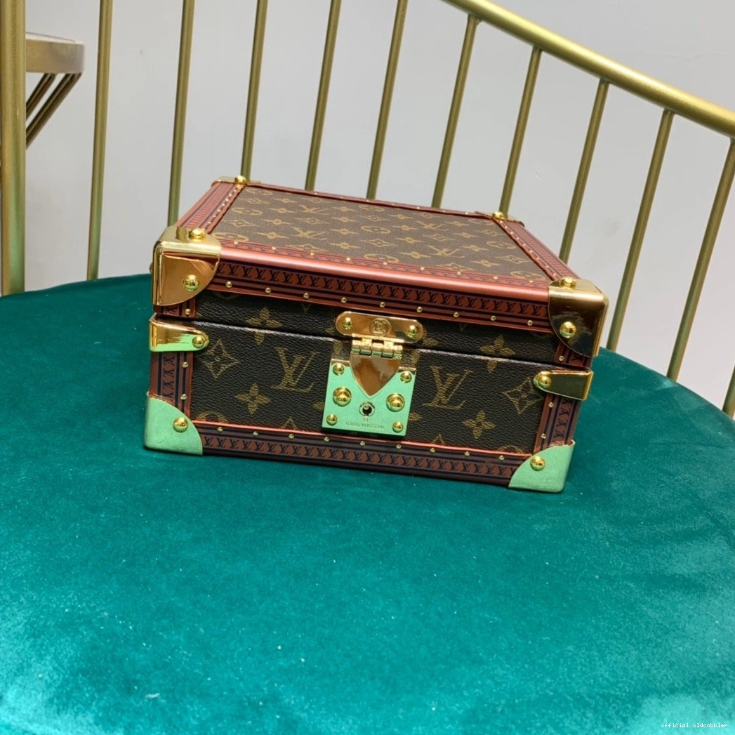 Official oldcobbler VUITTON JEWELRY BOX LOUIS 0708